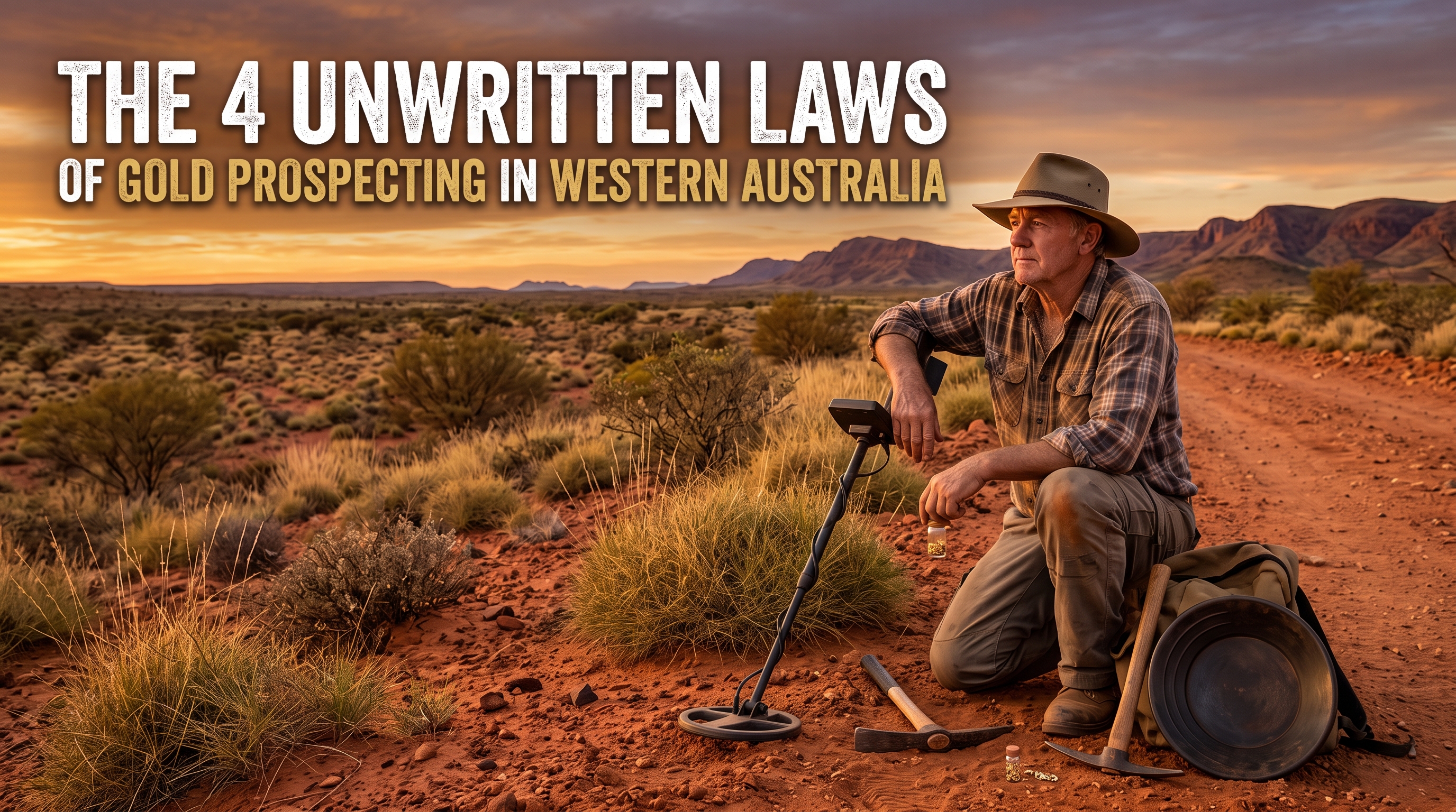 The 4 Unwritten Laws of Gold Prospecting in Western Australia